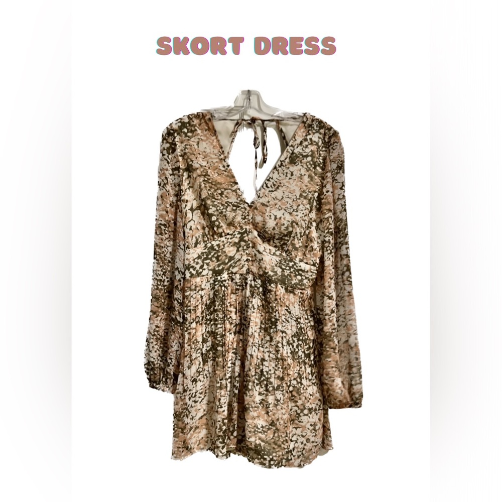 LONG SLEEVE SKORT DRESS